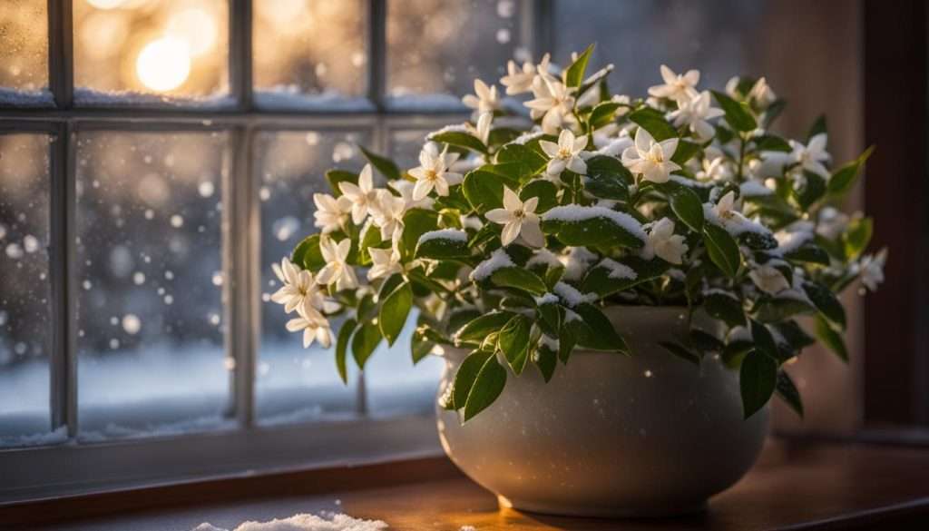 Jasmin im Winter